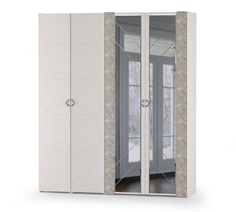 Набор шкафов Амели НШ-3 шёлковый камень/бетон чикаго беж