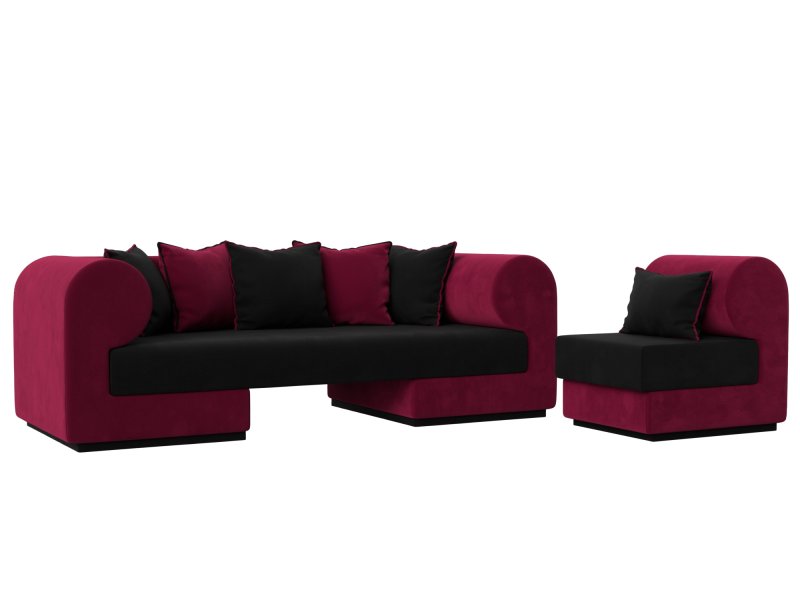 Набор Кипр-2 (диван, кресло), микровельвет